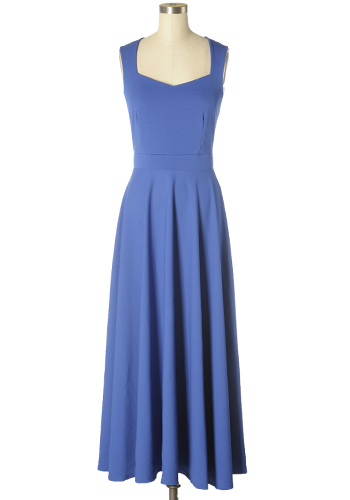 Plain Jane Maxi Dress in Bluebird - $59.95 : Women's Vintage-Style ...