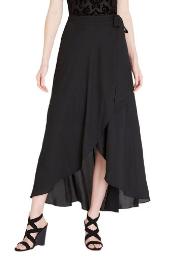 Fortune Teller Maxi Wrap Skirt in Black - $62.95 : Women's Vintage ...