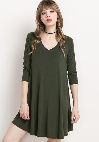 Camp Ground Tunic/Dress in Army Green - $31.17 : Women's Vintage-Style ...