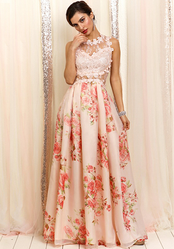 pink maxi dress canada