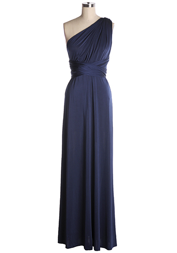 Maxi Convertible Dress in Navy - $20.00 : Women's Vintage-Style Dresses ...