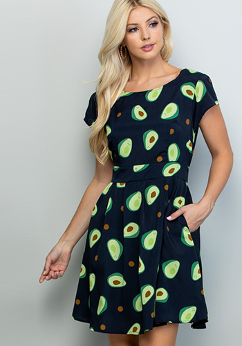 Avocado Is Extra Dress - Click Image to Close