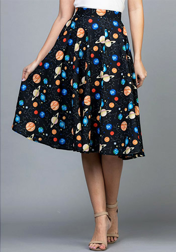 Our Planets Skirt - Click Image to Close