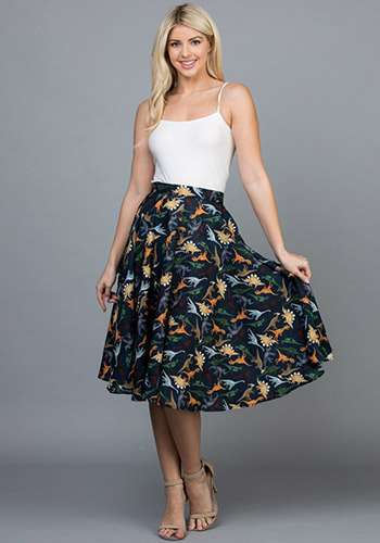 Dino Museum Skirt - 49.00 : Women's Vintage-Style Dresses & Accessories ...