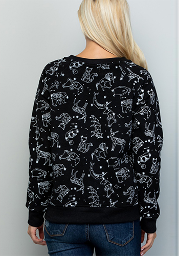 Sweatshirt - Astro in Black - Click Image to Close