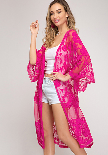 Fortune Teller Kimono in Ivory - Cliquez sur l'image pour la fermer