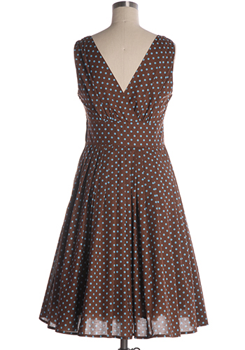 2012April Showers Dress in Brown - $52.47 : Women's Vintage-Style ...