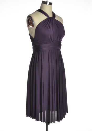 As You Wish Convertible Dress in Eggplant - $20.00 : Women's Vintage ...