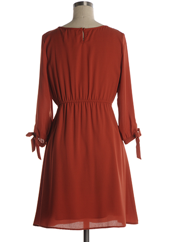 Bow-nus Surprise Dress in Sienna - $37.46 : Women's Vintage-Style ...