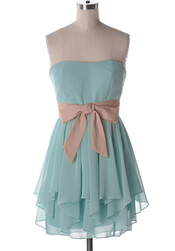 Day Dream Believer Dress in Aqua/Blush - $69.95 : Women's Vintage-Style ...