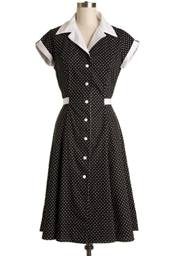 Diner Dress in Polka Dot - $98.95 : Women's Vintage-Style Dresses ...