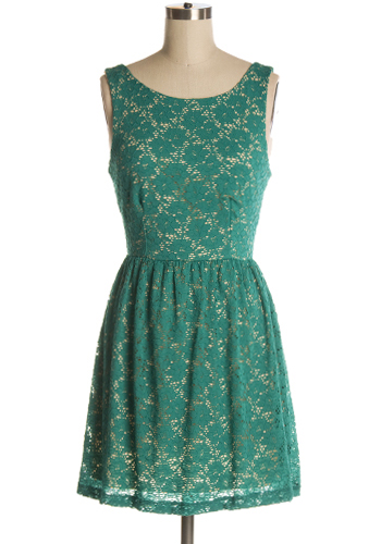 Peppermint Surprise Dress in Jade - $47.95 : Women's Vintage-Style ...