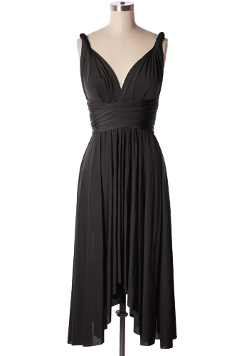 Short Convertible Dress in Black - $42.22 : Women's Vintage-Style ...