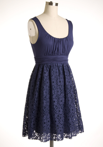 It's Swell Dress in Dark Blue 2012 - $49.95 : Women's Vintage-Style ...
