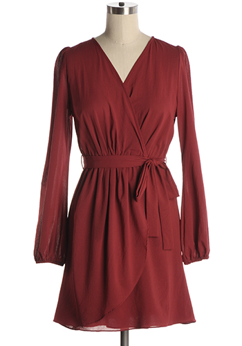 Glad Tidings Dress in Crimson - $44.95 : Women's Vintage-Style Dresses ...