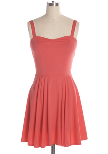 Roller Derby Dress in Coral - $20.28 : Women's Vintage-Style Dresses ...