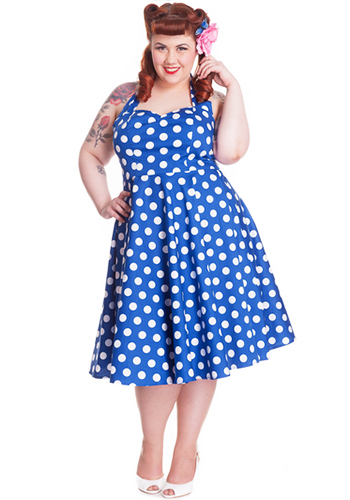 Ice Cream Parlour Dress in Royal - $89.95 : Women's Vintage-Style ...