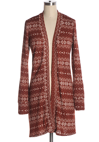 Snow Place Like Home Cardigan in Red - $37.95 : Women's Vintage-Style ...