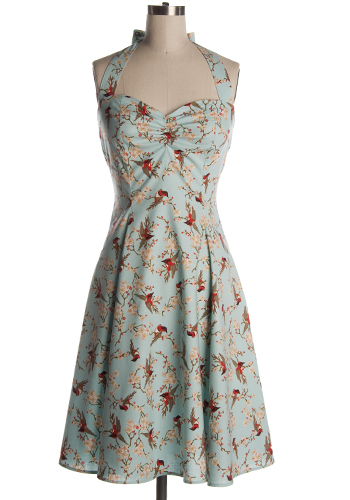 Old-Sweetie Dress in Robin - $94.95 : Women's Vintage-Style Dresses ...
