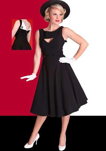 Megan Dress in Black Circle - 129.95 : Women's Vintage-Style Dresses ...