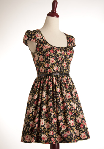 2011 Old English Rose Dress - $59.95 : Women's Vintage-Style Dresses ...