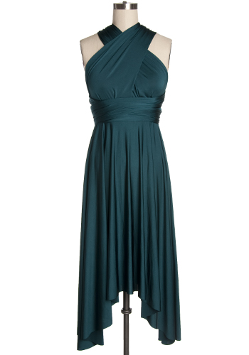 It's Magical Convertible Dress in Green Teal - $20.00 : Women's Vintage ...
